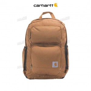 Carhartt 28L Dual-Compartment Backpack Brown | IN0002128