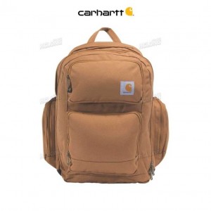 Carhartt 35L Triple-Compartment Backpack Brown | IN0002122