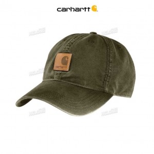 Carhartt Canvas Cap Army Green | IN0002374