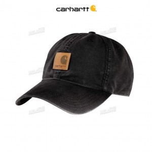 Carhartt Canvas Cap Black | IN0002362