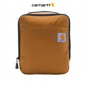 Carhartt Cargo Series Insulated 4 Can Lunch Cooler Brown | IN0002451