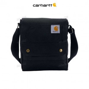 Carhartt Cross Body Snap Bag Black | IN0002206