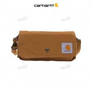 Carhartt Crossbody Horizontal Bag Brown | IN0002203