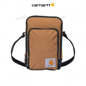 Carhartt Crossbody Zip Bag Brown | IN0002174