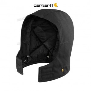 Carhartt Firm Duck Insulated Hood Black | IN0002601