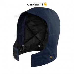 Carhartt Firm Duck Insulated Hood Dark Navy | IN0002599