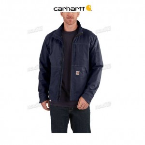 Carhartt Flame-Resistant Full Swing Quick Duck Jacket Dark Navy | IN0000219