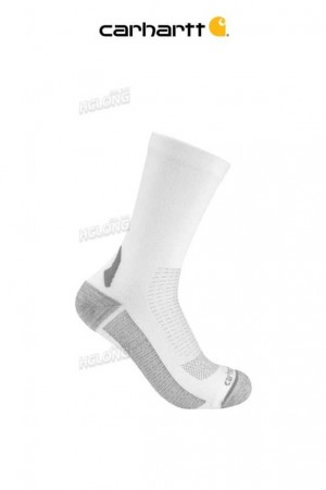 Carhartt Force Lightweight Crew Sock White | IN0002742