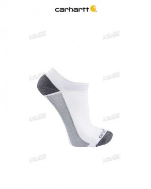 Carhartt Force Lightweight Low-Cut Sock White | IN0002766