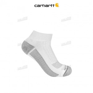 Carhartt Force Lightweight Low-Cut Sock White | IN0002768