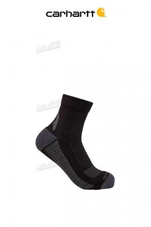 Carhartt Force Lightweight Quarter Sock Black | IN0002795