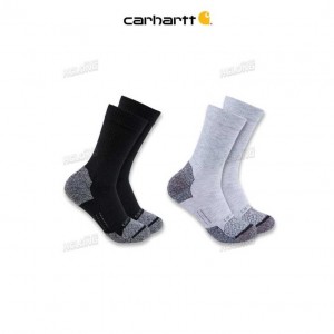 Carhartt Force Midweight Crew Sock 2-Pack Assorted | IN0002689