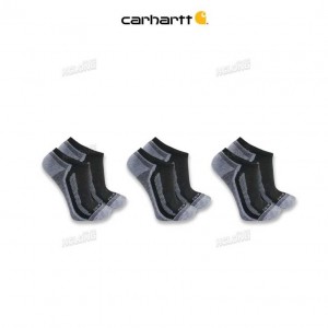 Carhartt Force Midweight Low-Cut Sock 3-Pack Black | IN0002754