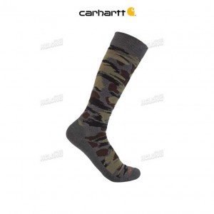 Carhartt Heavyweight Camo Boot Sock Shadow Blind Duck Camo | IN0002673