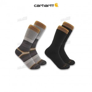 Carhartt Heavyweight Crew Sock 2-Pack Gray | IN0002701