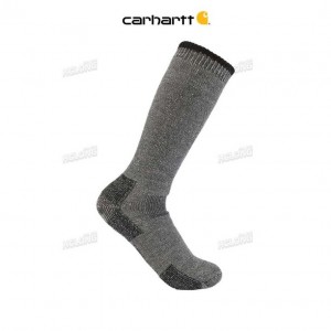 Carhartt Heavyweight Wool Blend Boot Sock HEATHER GREY | IN0002649