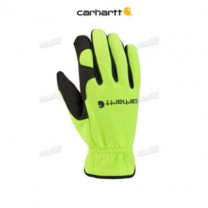 Carhartt High Dexterity Open Cuff Glove High Vis Lime | IN0002527