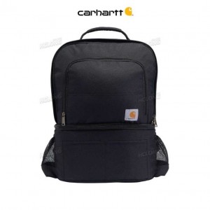 Carhartt Insulated 24 Can Two Compartment Cooler Backpack Black | IN0002133