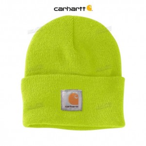 Carhartt Knit Cuffed Beanie Brite Lime | IN0002293