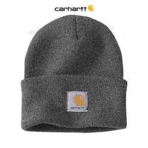 Carhartt Knit Cuffed Beanie Coal Heather | IN0002313