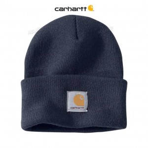 Carhartt Knit Cuffed Beanie Navy | IN0002301