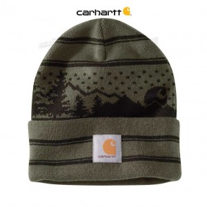 Carhartt Knit Outdoor Beanie Basil | IN0002256