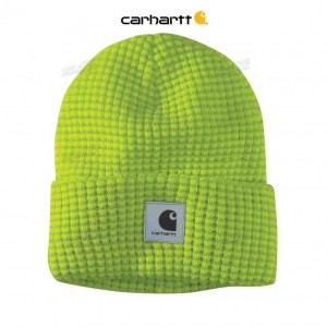 Carhartt Knit Reflective Patch Beanie Brite Lime | IN0002264