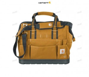 Carhartt Legacy 16 Tool Bag w Molded Base Brown | IN0002156