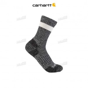 Carhartt Midweight Crew Sock Black Heather | IN0002723