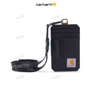 Carhartt NYLON DUCK ID HOLDER AND LANYARD Black | IN0002857