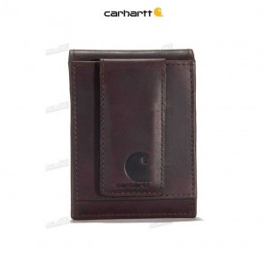 Carhartt Oil Tan Front Pocket Wallet Brown | IN0002841