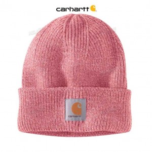 Carhartt Rib Knit Beanie Pink Salt / Rosewood Marl | IN0002271