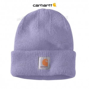 Carhartt Rib Knit Beanie Soft Lavender | IN0002269