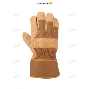 Carhartt Safety Cuff Work Glove Brown | IN0002482