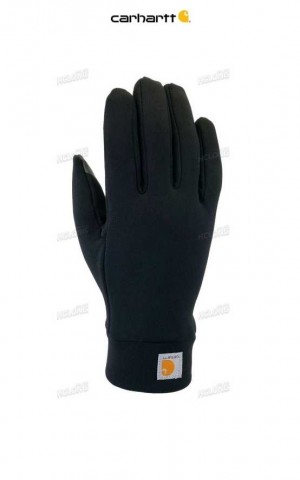 Carhartt Stretch Fleece Liner Glove Black | IN0002524