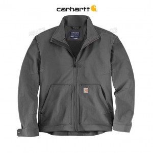 Carhartt Super Dux Relaxed Fit Lightweight Soft Shell Jacket Gravel | IN0000206