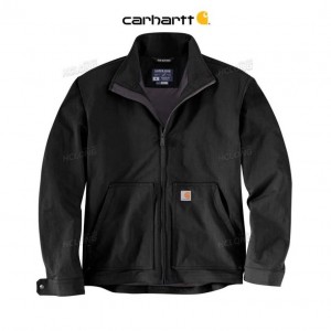 Carhartt Super Dux Relaxed Fit Lightweight Soft Shell Jacket Black | IN0000209