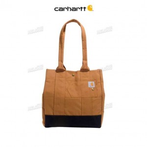 Carhartt Vertical Snap Tote Brown | IN0002824