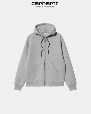 Carhartt Wip Car-Lux Hooded Jacket Grey Heather | IN0000015