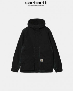 Carhartt Wip Highbury Check Jacket Black | IN0000033