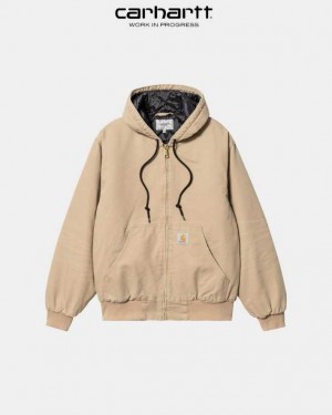 Carhartt Wip OG Active Jacket (Winter) Dusty Hamilton Brown (aged canvas) | IN0000083