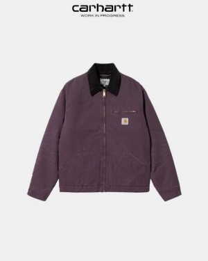 Carhartt Wip OG Detroit Jacket (Winter) Dark Plum | IN0000086