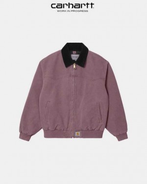 Carhartt Wip OG Santa Fe Jacket (Winter) Dark Plum | IN0000089