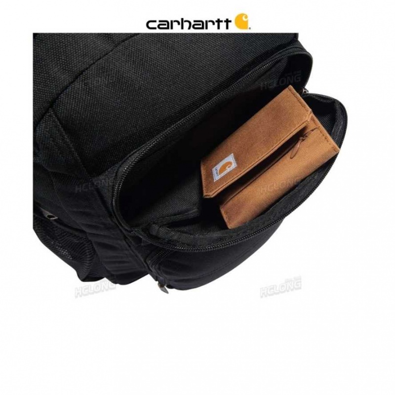 Carhartt 27L Single-Compartment Backpack Black | IN0002112