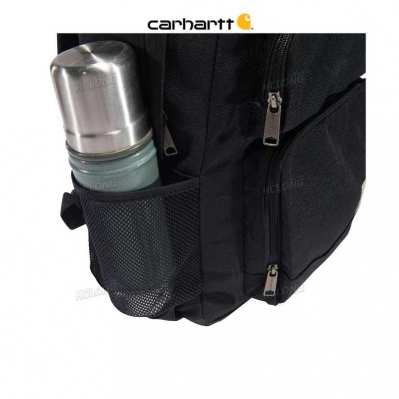 Carhartt 27L Single-Compartment Backpack Black | IN0002112