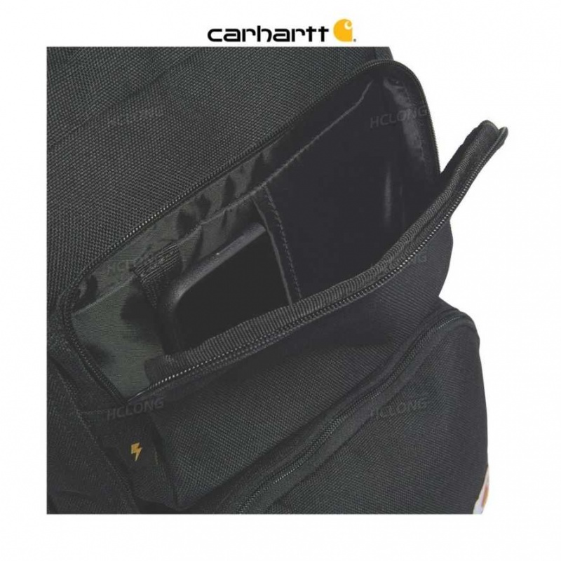 Carhartt 28L Dual-Compartment Backpack Black | IN0002130