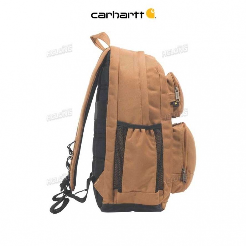 Carhartt 28L Dual-Compartment Backpack Brown | IN0002128