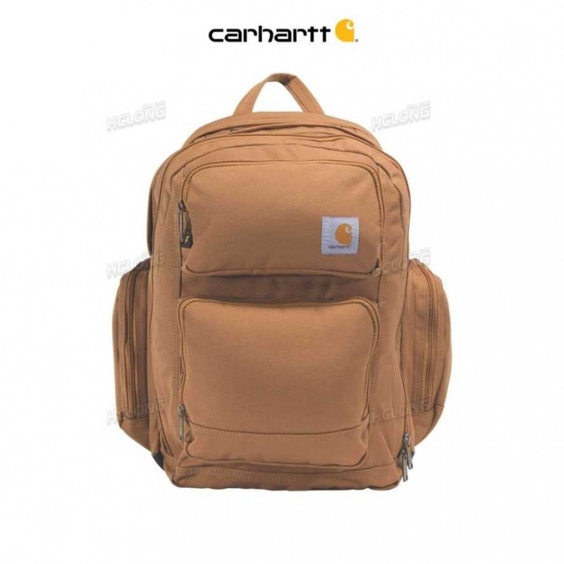 Carhartt 35L Triple-Compartment Backpack Brown | IN0002122