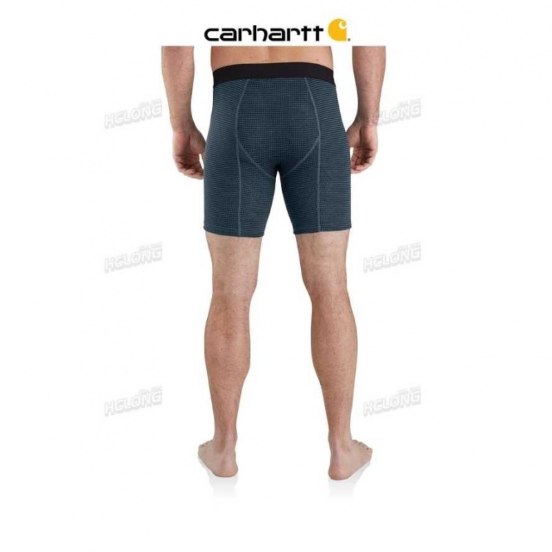 Carhartt Base Force 8 Tech Boxer Brief NAVY GRID | IN0002623