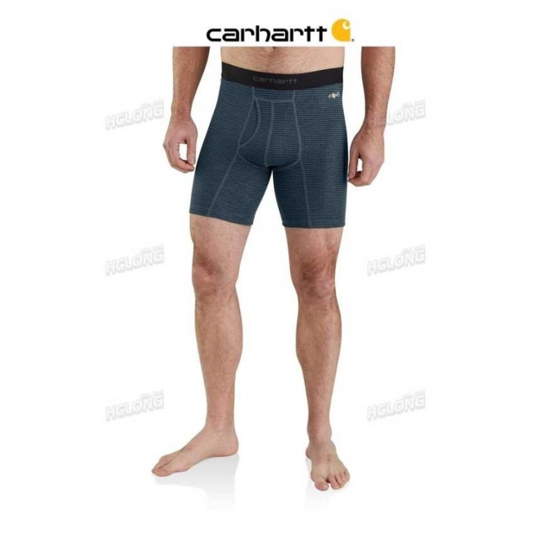 Carhartt Base Force 8 Tech Boxer Brief NAVY GRID | IN0002623